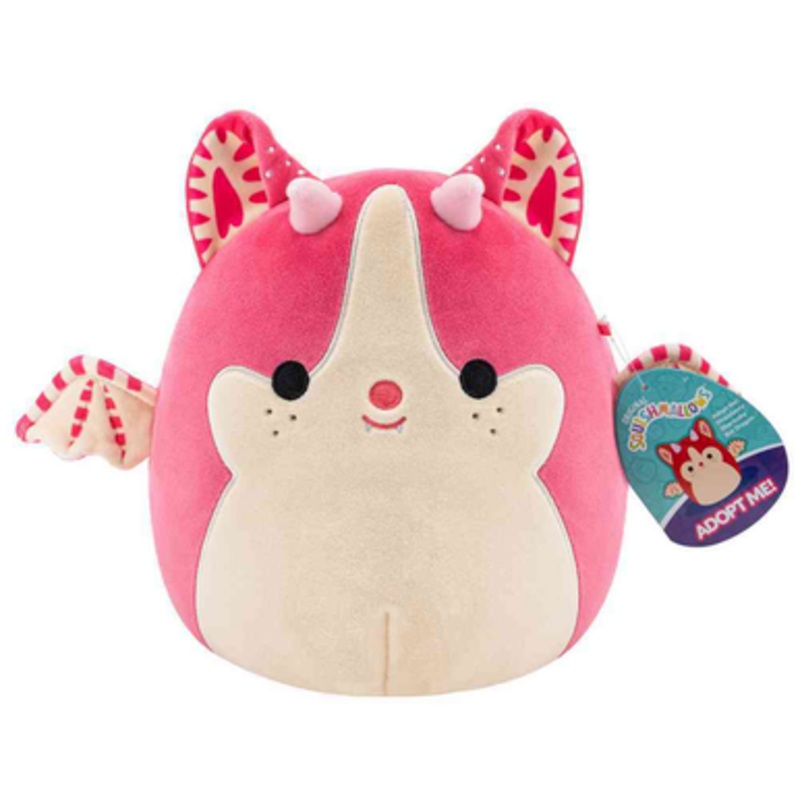 Squishmallows Adopt Me! 8 Medium Plush Toy (SQAM00006) – Strawberry Shortcake Bat Dragon