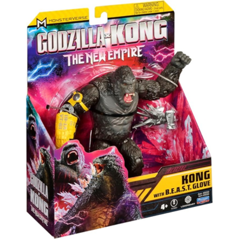 Playmates Toys 35204 Godzilla x Kong 6 Kong w/B.E.A.S.T. Glove