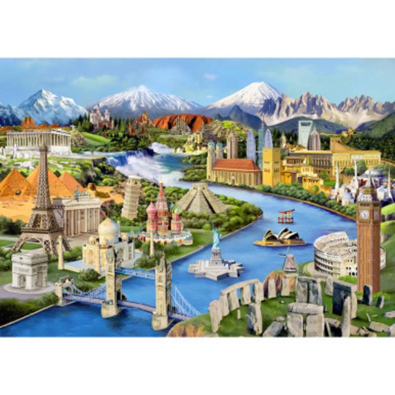 Puzzle W RS: World Landmarks L 505 | 4767111
