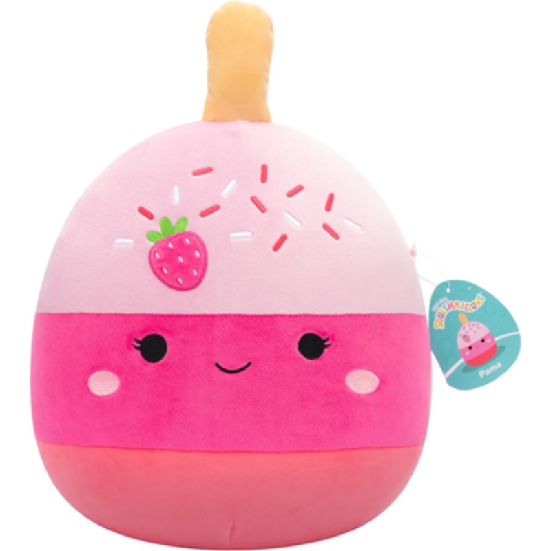 Squishmallows (SQCR06573) SQK – 7.5 Little Plush Pama the Strawberry Cake Pop