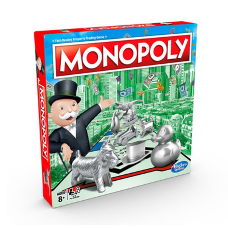 MONOPOLY Family Board Game for 2 to 6 Players – Includes Fan Vote Community Chest Cards | C1009
