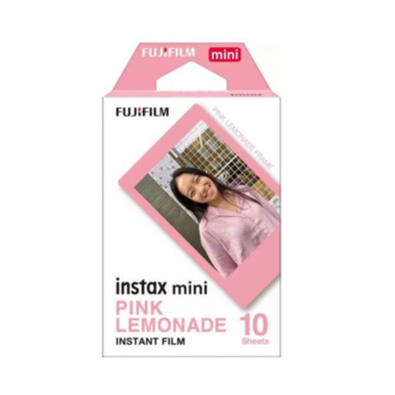 Fujifilm Instax Pink Lemonade Film  (pack of 10) | FUJFMINSTAXMINI1PKPINKLEM