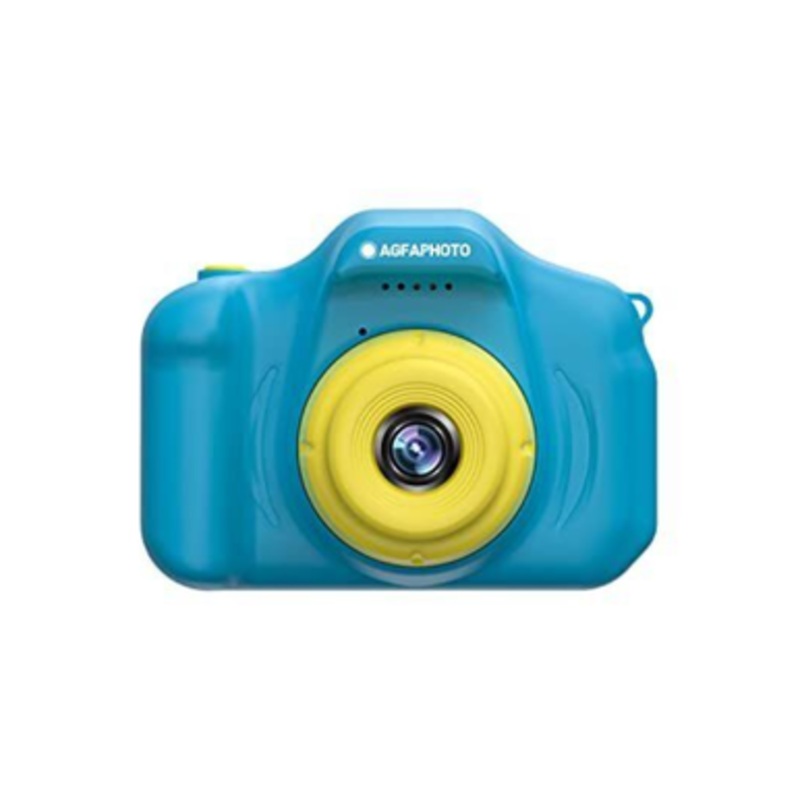 AgfaPhoto Compact Realikids Mini Camera  – Blue/Yellow | ARKCMBLY