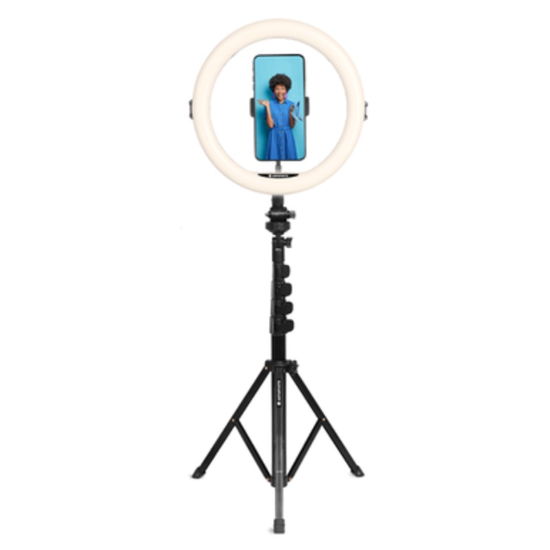 AgfaPhoto Realiview 11” LED Ring light with Adjustable Tripod | ARL11XL