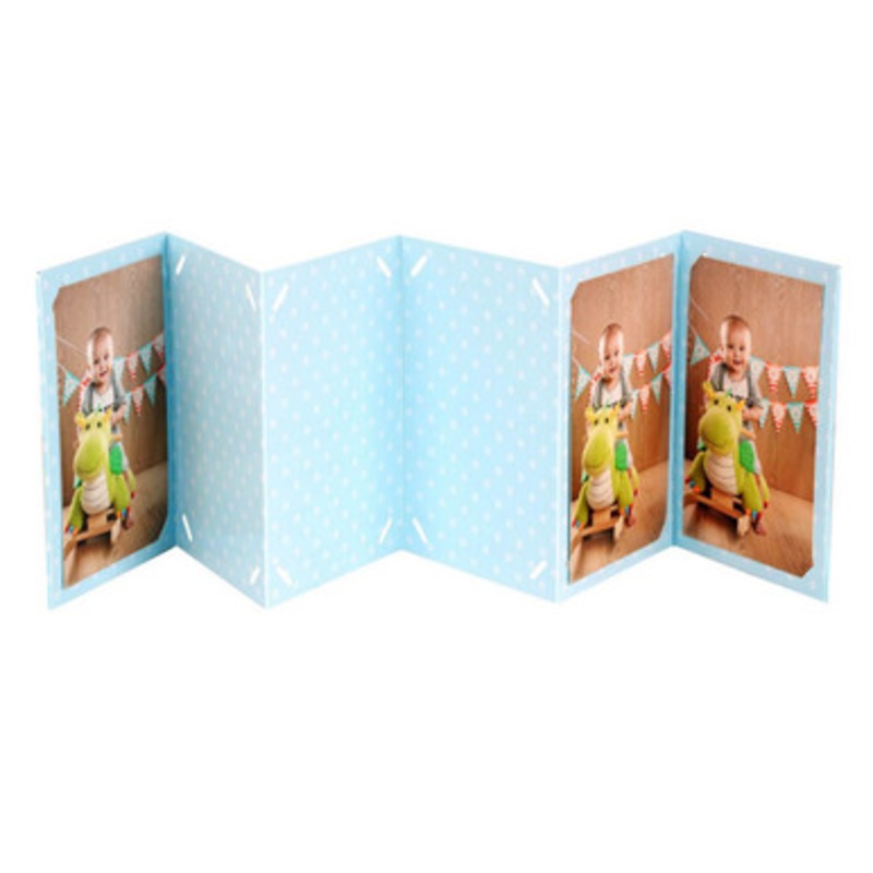 Fujifilm Instax Accordion Frame 6×4 Baby Boy | Fujacinsaf6x4babyboy