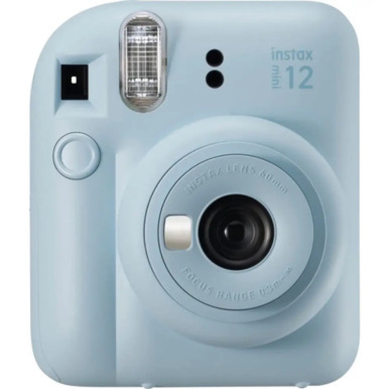 Fujifilm Instax Camera Mini 12 Promo Kit (Mini Film – Magnetic Frames – Instant Film – Batteries), Blue | FUJLSMINI12PROMOBLUE