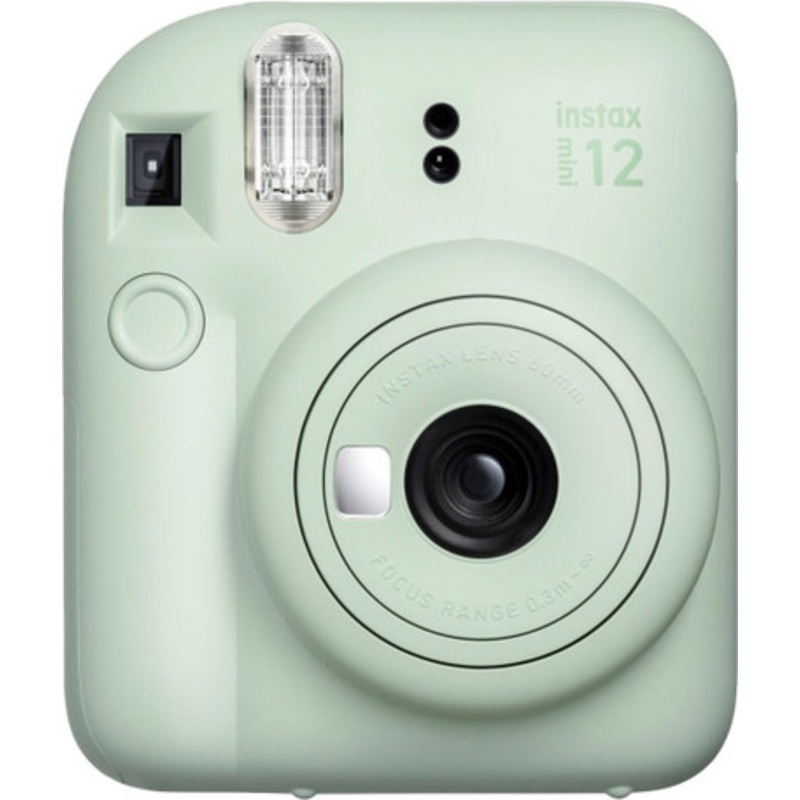 Fujifilm Instax Camera Mini 12 Promo Kit (Mini Film – Magnetic Frames – Instant Film – Batteries), Green | FUJLSMINI12PROMOGREEN