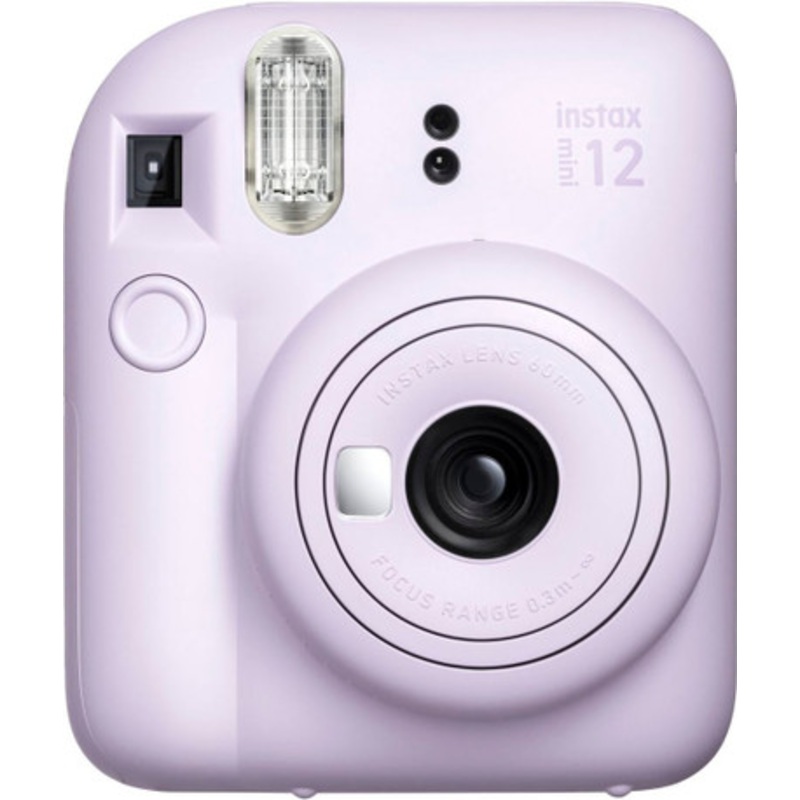 Fujifilm Instax Camera Mini 12 Promo Kit (Mini Film – Magnetic Frames – Instant Film – Batteries) , Purple | FUJLSMINI12PROMOPURPLE