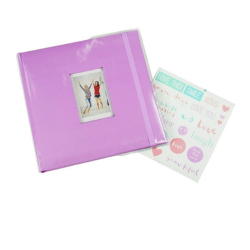 Fujifilm Instax Scrapbook 8×8 Lilac | Fujacinsscrap8x8lila