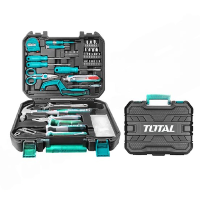 Total 130-piece tool kit in a case, 130 PCS    Total