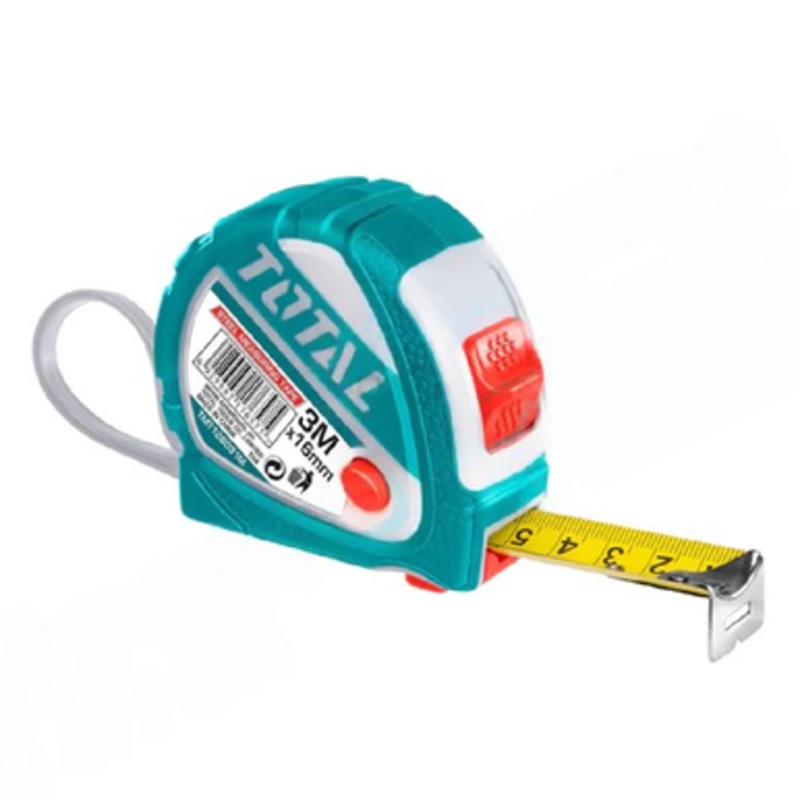 TOTAL STEEL MEASURING TAPE 3m X 16mm METRIC     Total