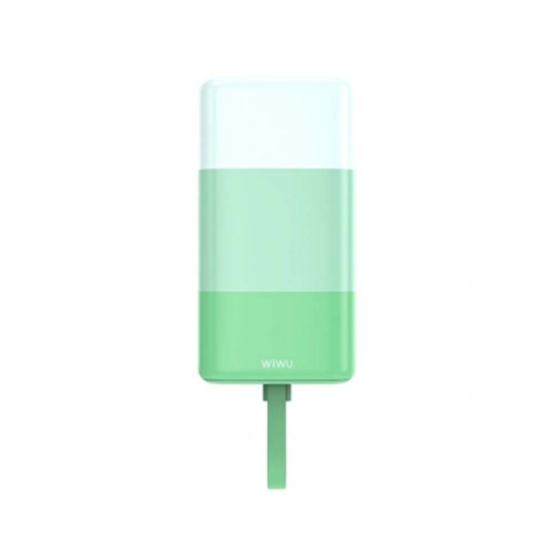 WIWU Colorful Serie Power Bank 10000mAh (Green), Wi-P015GR