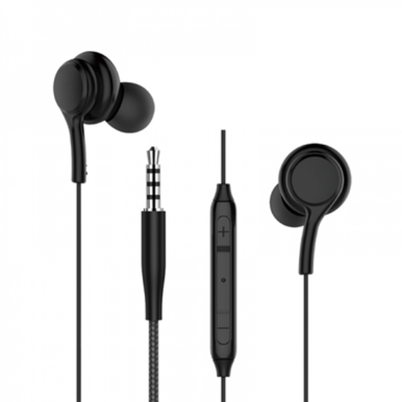 WiWU EB310 3.5mm Audio Jack in-ear stereo wired earphone Black | EB310-BLK