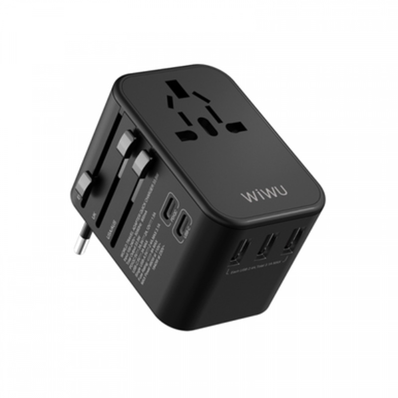 WIWU Universal Adapter UA-303 Black | UA-303-BLK