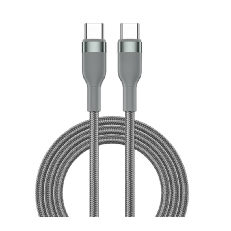 WIWU Wi-C033 Concise Series 3in1 Type-C to Type-C Combo Cable Set – Grey | Wi-C033