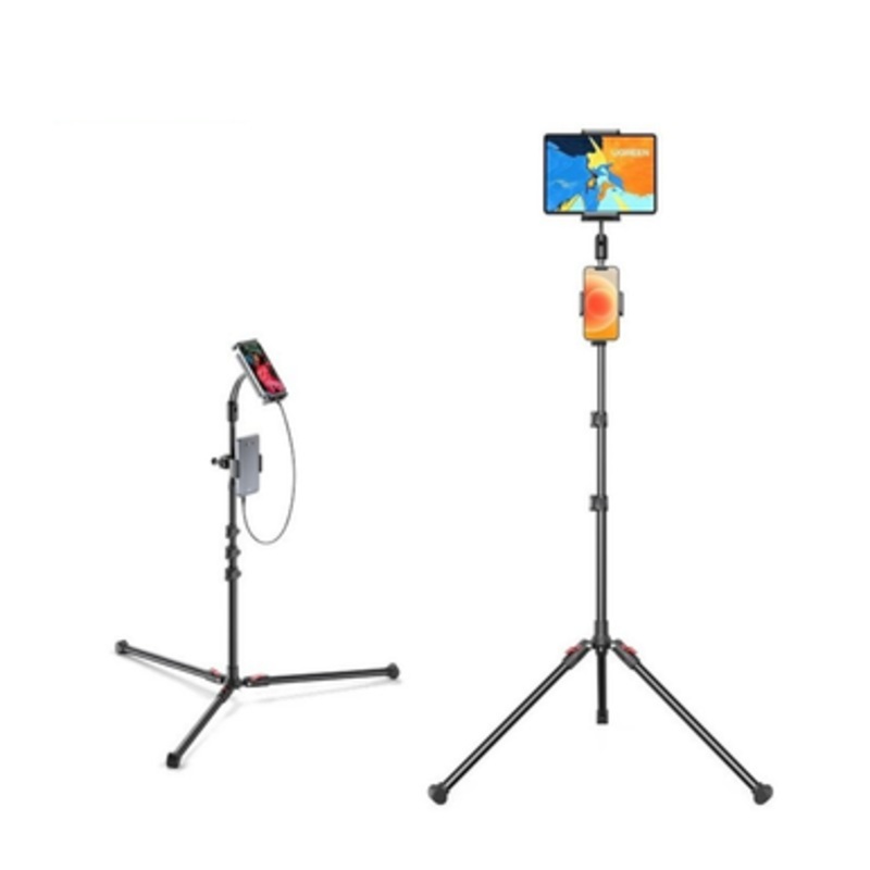 UGREEN 2 In 1 Tripod Stand with two holders, one for phone and one for tablet, Adjustable Height up to 170cm | 15647