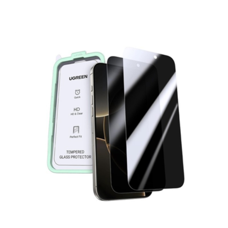 UGREEN Full Coverage Privacy HD Screen Tempered Protective Film For iPhone 16 Pro Max | 45976