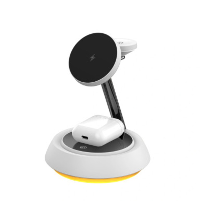 WIWU 3 in 1 wireless charger Wi-W002 White | WI-W002-WT
