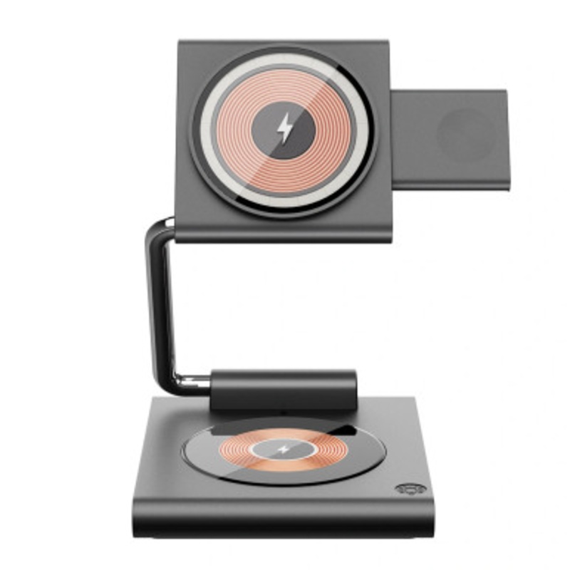 WIWU 3 in 1 wireless charger Wi-W023 Black | WI-W023-BLK