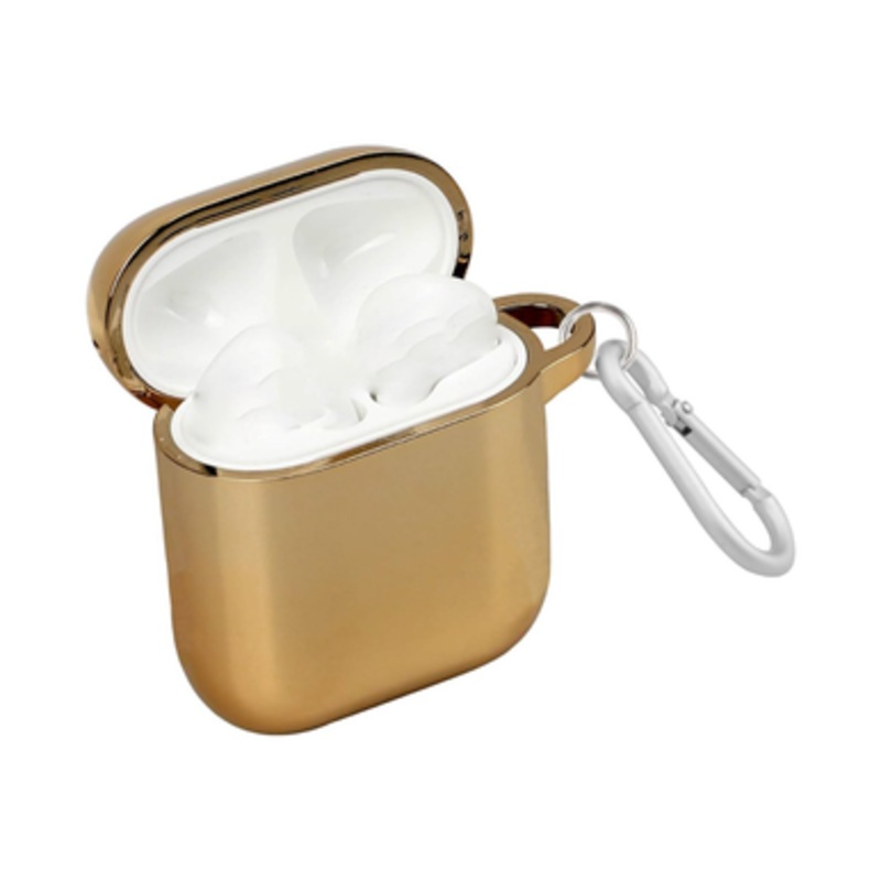 Promate Rugged Electroplated TPU Case for Apple Airpods – Gold | NEONCASE