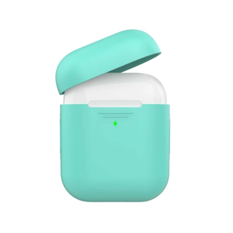 Promate Slim Silicon Case for Apple Airpods – Green | AIRCASE