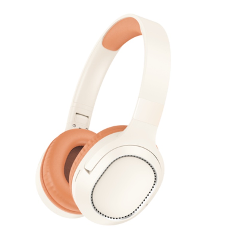 Porodo Soundtec Nova Wireless Headphone – Beige/White | PD-STWLEP026-BG