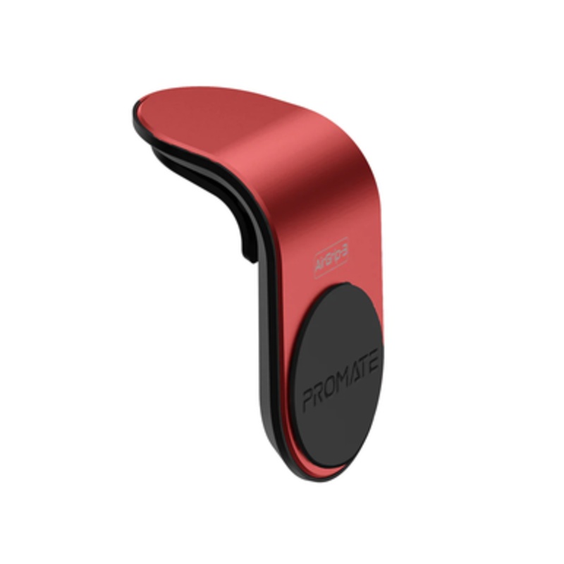 Promate 360 Degree Air Vent Magnetic Holder – Red | AIRGRIP-3