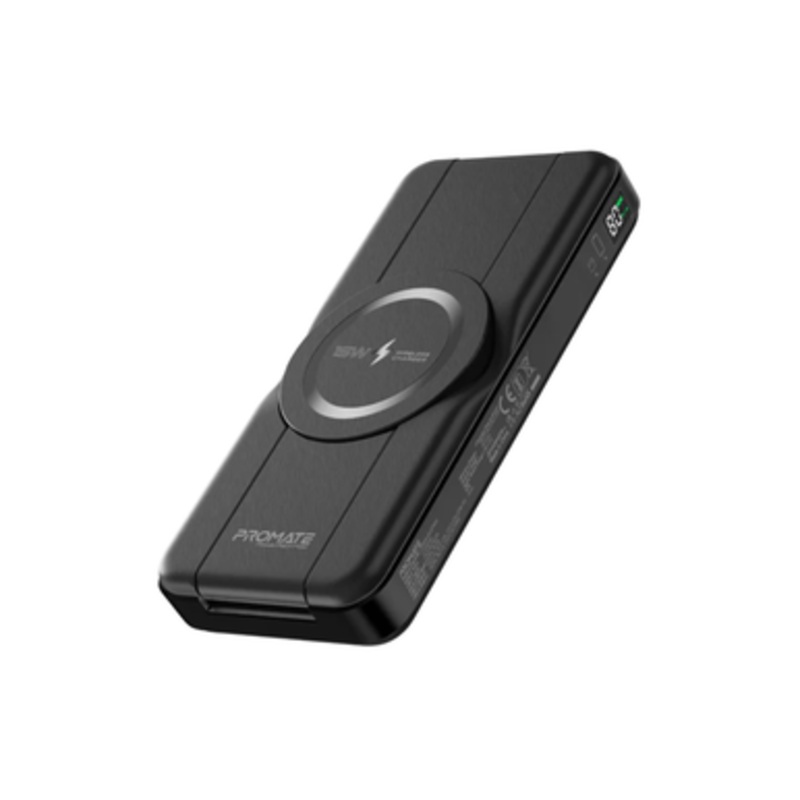 Promate 5-in-1 Foldable MagSafe Compatible Wireless Charging Power Bank |  PowerPack-Fold