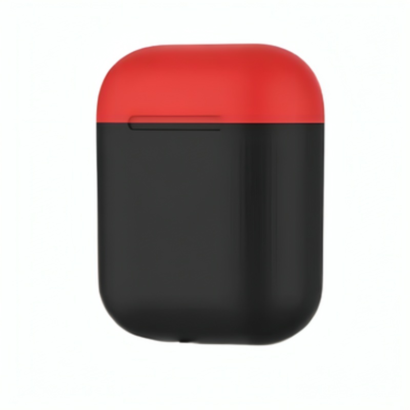 Promate Dual-Toned Multi-Design Protective Case for Airpods – Black | SiliCase