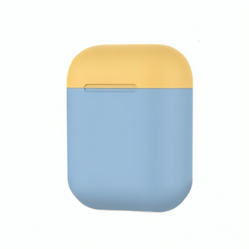 Promate Dual-Toned Multi-Design Protective Case for Airpods – Blue | SiliCase