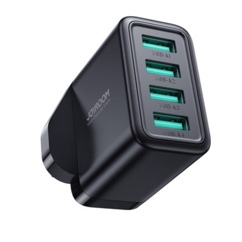 Joyroom JR-TCN03 4.8A 24W UK Plug 4 USB Ports Charger | JR-TCN03