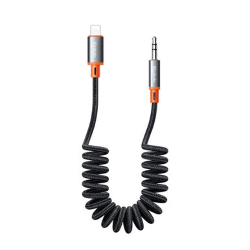 Mcdodo Lightning to 3.5mm Coiled Audio Cable 1.8m  Castle Series | CA-0890