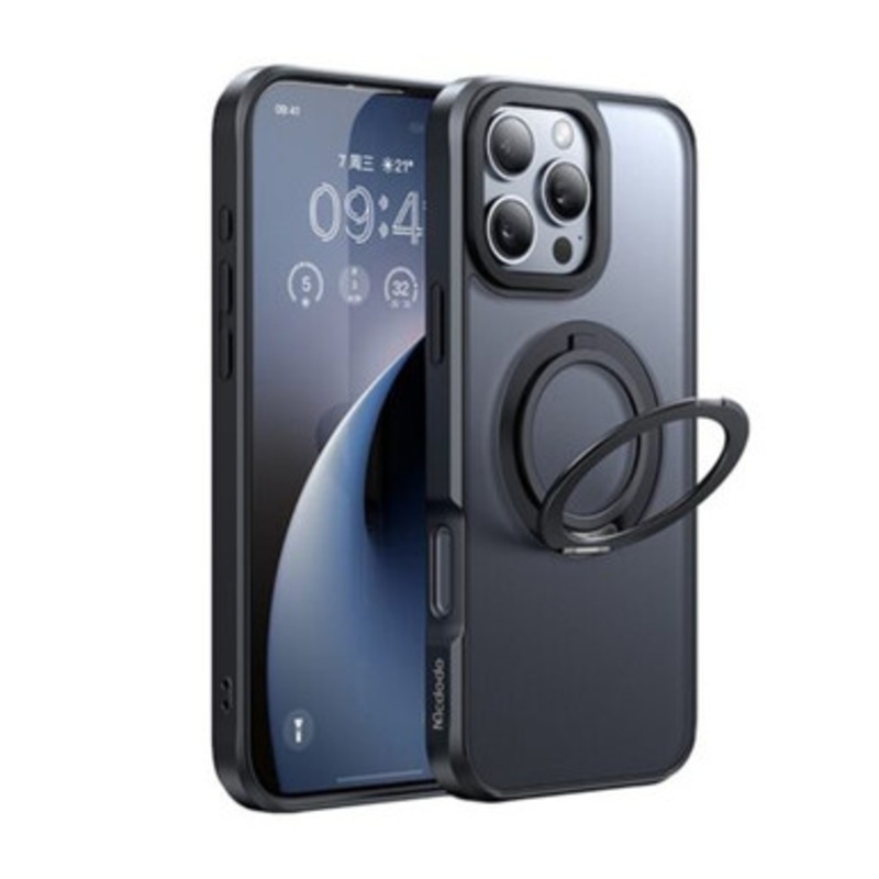 Mcdodo Magnetic Ring Stand Case for iPhone 16 Pro | PC-493