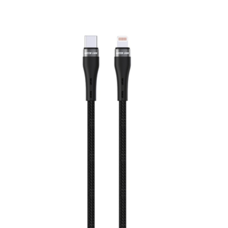 Green Lion USB- C to Ligning Braided Cable | GNBRUSCLGBK