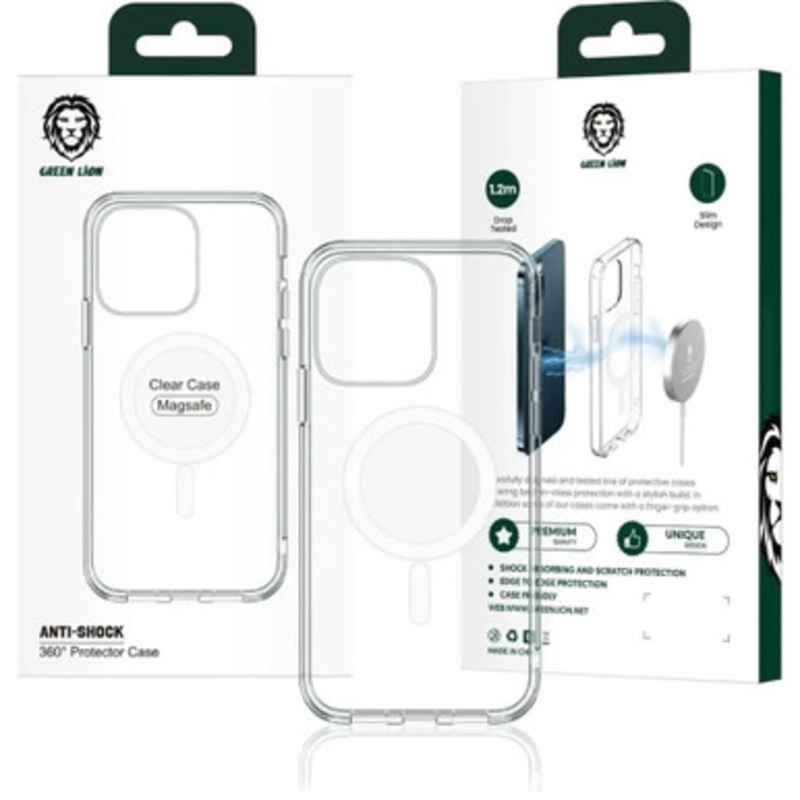 GreenLion Anti-Shock 360 Degree ,iPhone 14 Max (6.7) ,Clear | GNAS36014MCL