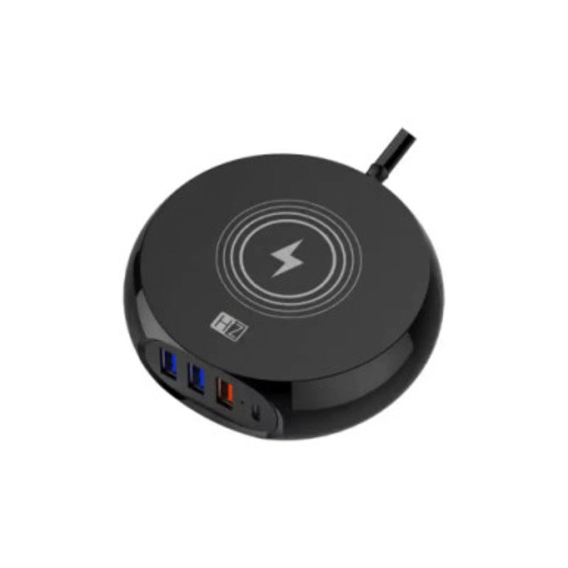Heatz Magnetic Wireless Charger ,Black |ZC604