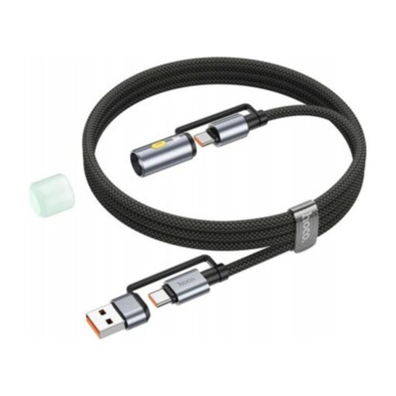 Hoco All-in-One Charging Cable USB-C with LED Light | U138