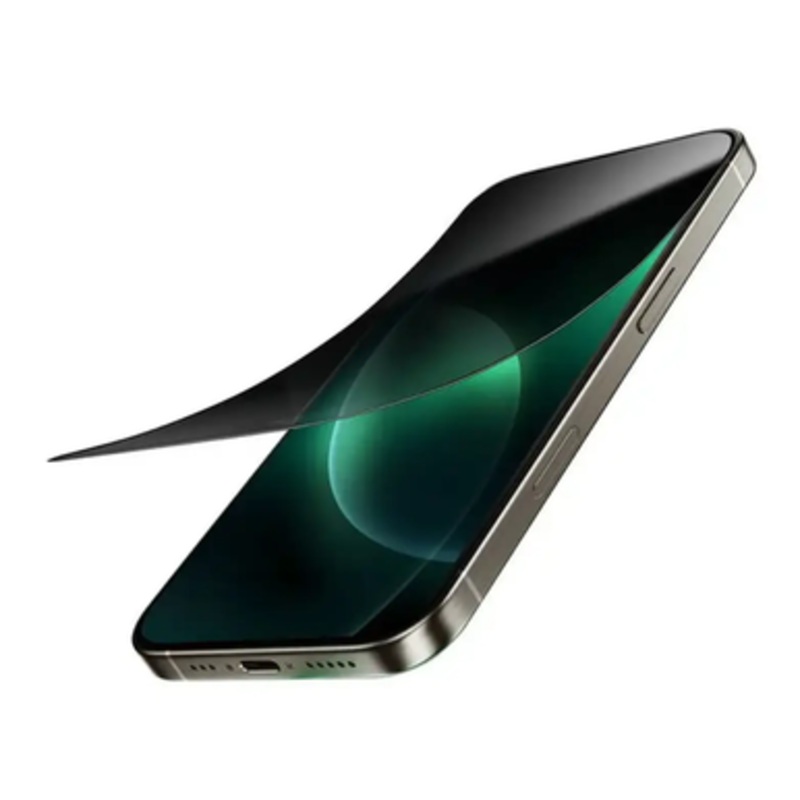Green Lion 9H Steve Privacy Anti-Peeping Glass Screen Protector for iPhone 16 Plus – Black | GN9HSPY16PSBK