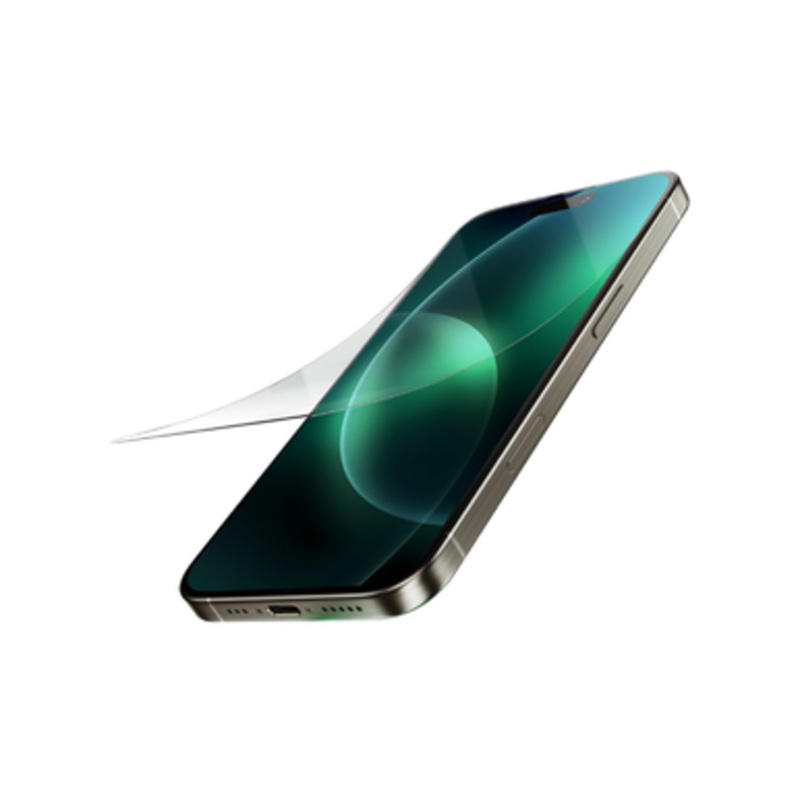 Green Lion 9H Steve Privacy Screen Protector for iPhone 16 Plus – Black Edge/Clear | GN9HSGL16PSCL