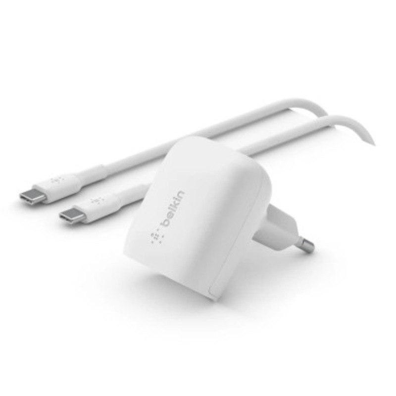 Belkin BOOSTCHARGE PRO 3-in-1 Magnetic Wireless Charging Stand with Qi2 15W  White | WCA006VF1MWH-B6