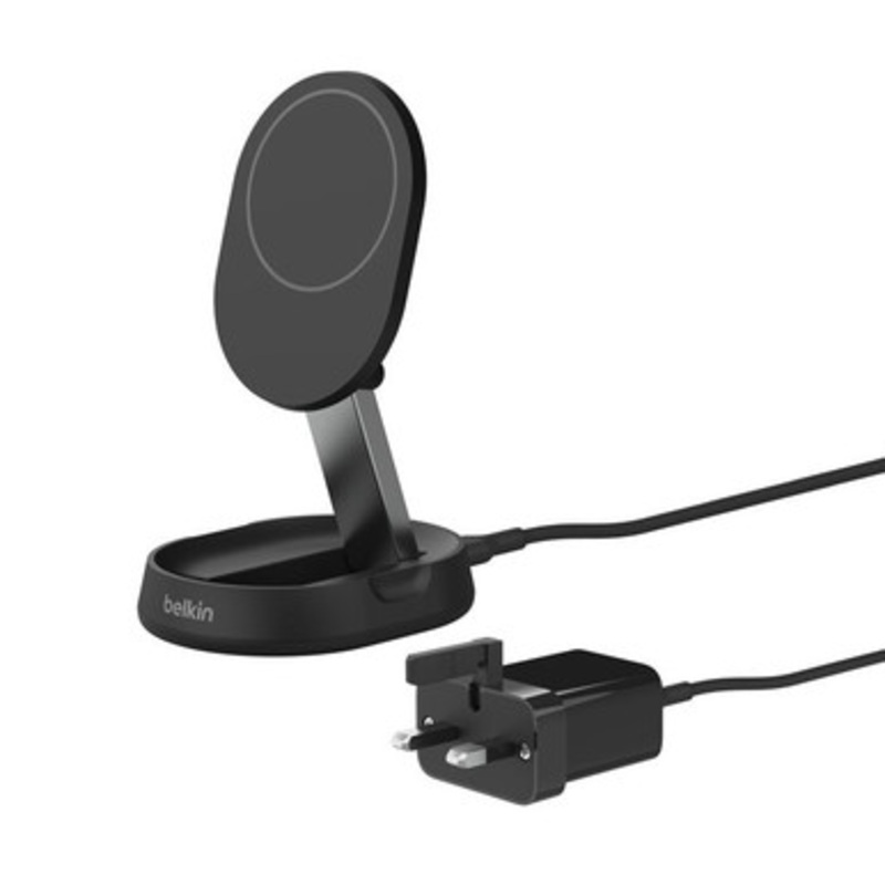 Belkin BoostCharge Pro Convertible Magnetic Wireless Charging Stand with Qi2 15W | WIA008MYBK