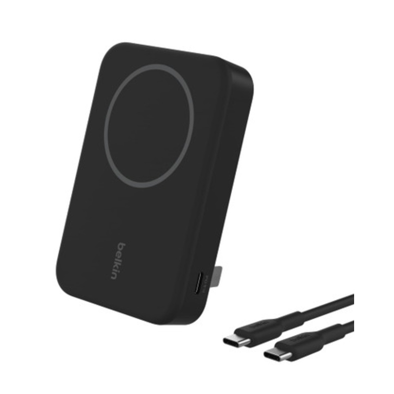 Belkin BOOSTCHARGE PRO Magnetic Wireless Power Bank with Qi2 15W 10K  Black | BPD008BTBK