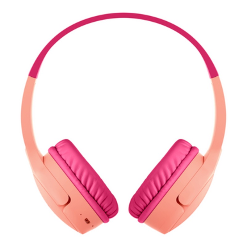 Belkin SoundForm Mini Wireless On-Ear Headphones for Kids, Pink| AUD002BTPK