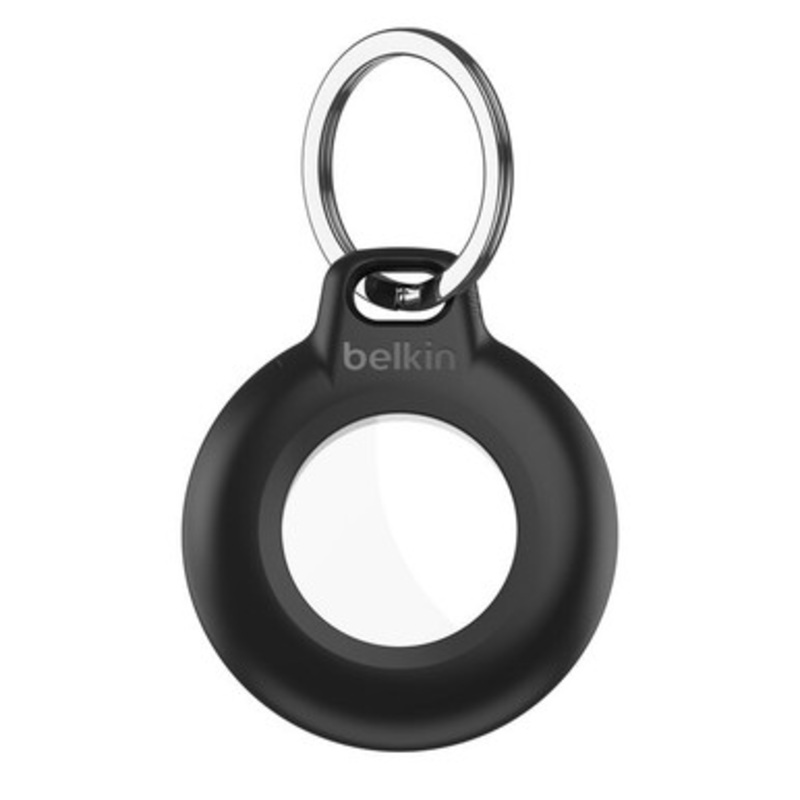 Belkin Waterproof Secure Holder with Key Ring for AirTag  Black | MSC013BTBK
