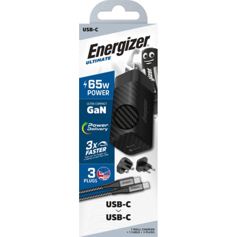 Energizer A65MUC Ultimate 65W GaN Technology Charger | A65MUC