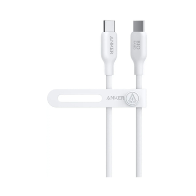Anker 543 USB-C to -C Cable – Bio-Based 6ft, White | A80E2021