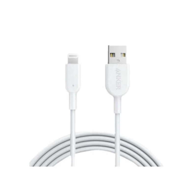 Anker Powerline II 3Ft Usb-A Cable With Lightning Connector, White | A8432H22