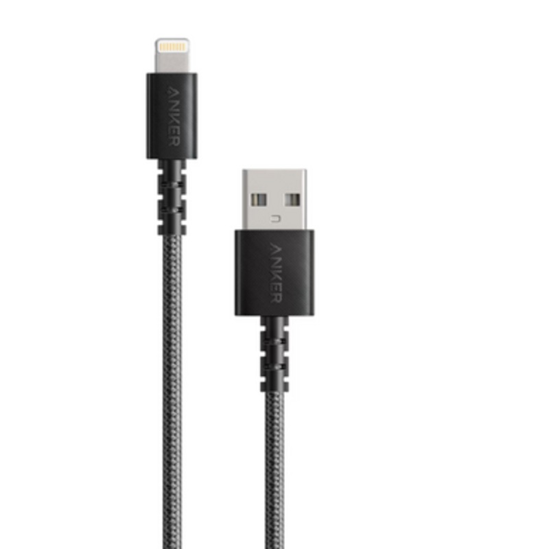 Anker PowerLine Select+ USB-A to Lightning Cable 3-ft for Apple Devices, Black | A8012H12