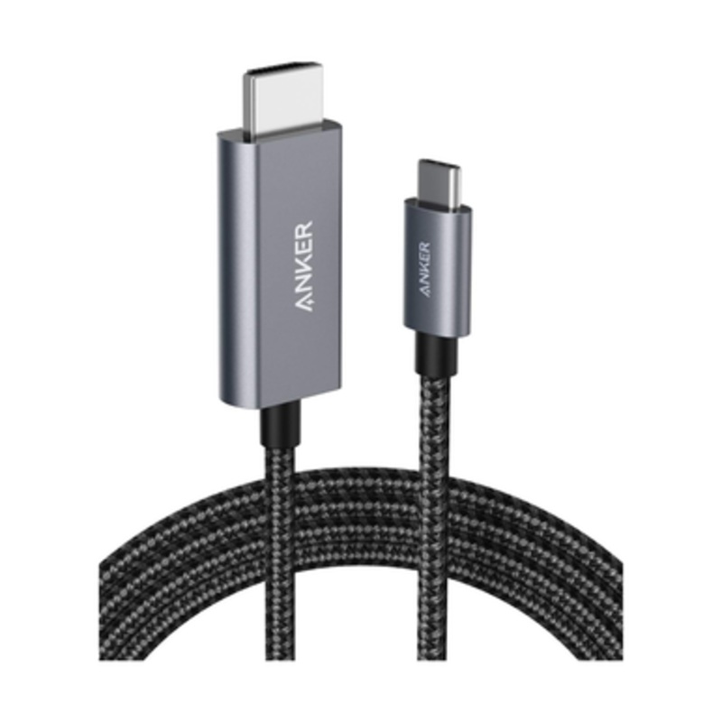 Anker USB-C to HDMI Nylon Cable – 6ft, Black | A8730H11
