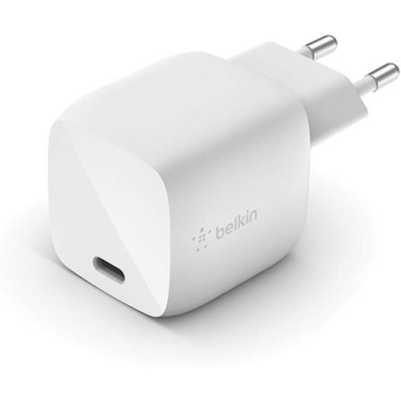 Belkin 30W Usb-C Charger Gan, White | WCH001vfWH